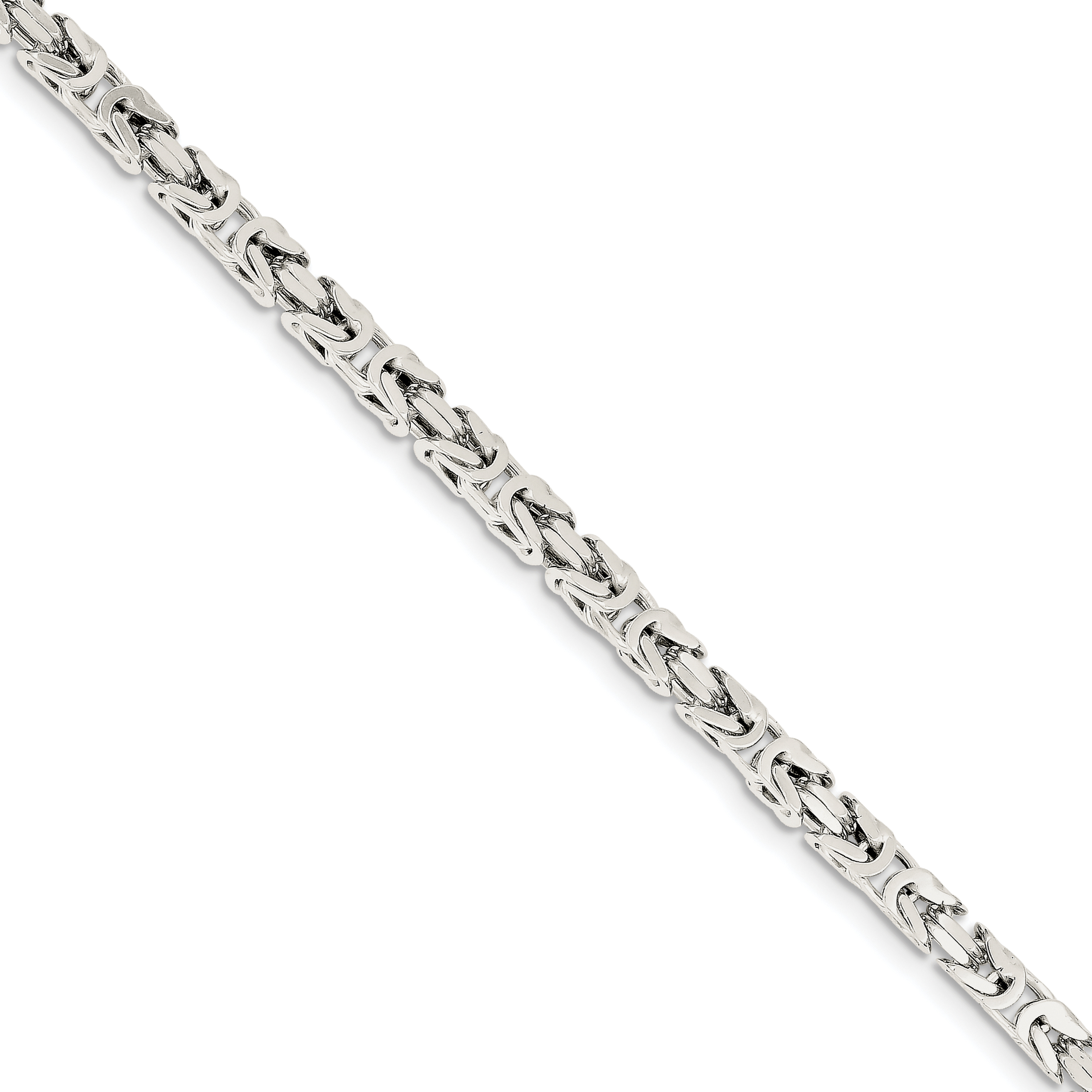 Goldia Sterling Silver 1.2mm Round Snake Chain Bracelet 